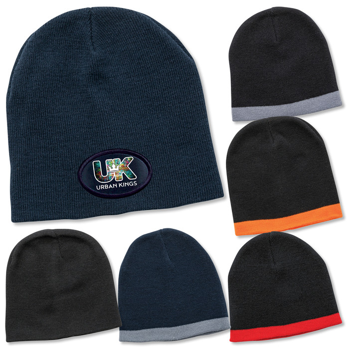 Custom Printed Promotional Skull Beanie NZ Custom Gear