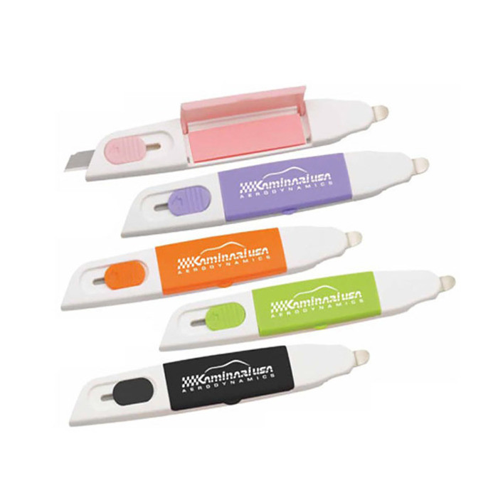 Custom Printed Promotional Staple Remover and Letter Opener and Memo