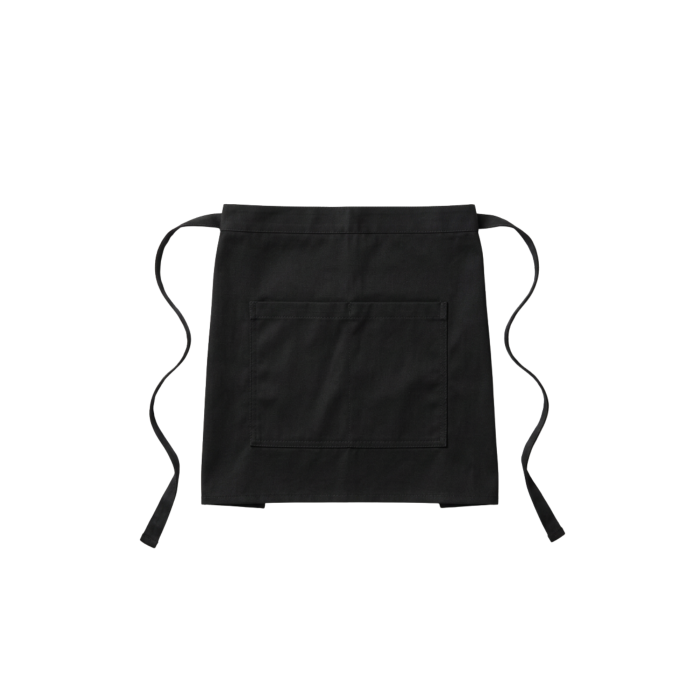 Crafted Half Bib Short Apron with Pocket