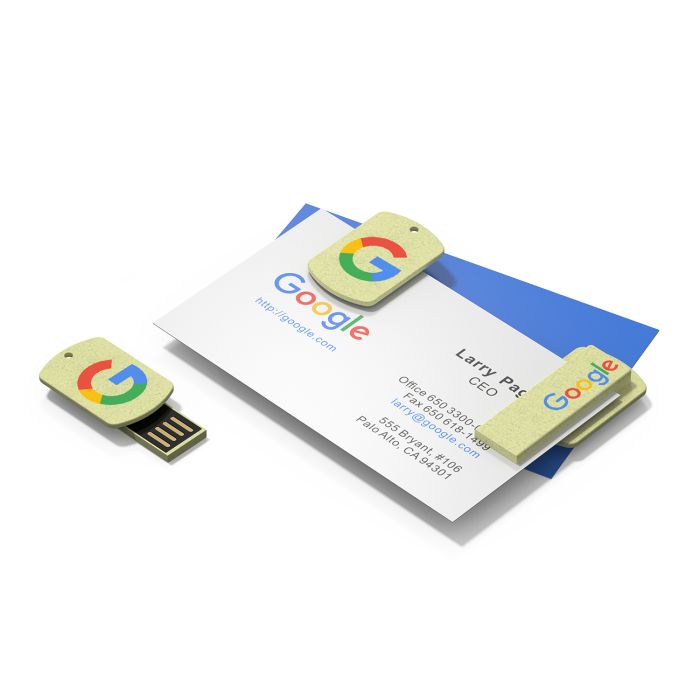 Block Natural Straw USB Flash Drive