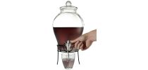 Glass beverage dispenser Sam