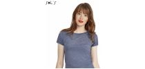 Mixed Women's Round Neck T-shirt