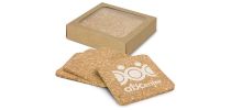Oakridge Cork Coaster Square Set of 4