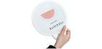 Foldable Fan with Handle ( 1 colour print )