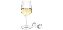 Crystal Wine/Gin Pearls With Velvet Pounch in Magentic Gift Box Set of 4 AVANTI