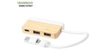 Layais Marble/Bamboo USB Hub