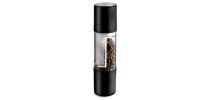 Two In One Pepper And Salt Mill With Rubberized Black Trim