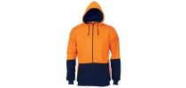 HiVis Contrast Piping Fleecy Hoodie