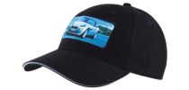 Brushed Heavy Cotton Cap with Reflective Sandwich & Strap