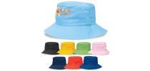 Kids Twill Bucket Hat w/Toggle
