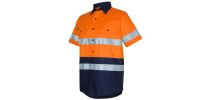 Hi Vis (D+N) Short Sleeve Work Shirt