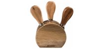 4 Piece Cheese Knife Block Set