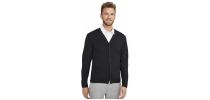 Golden Men's V-neck Knitted Cardigan