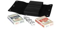 Travel Card Set w/ leather cover