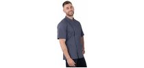 Aussie Chef Alex Press Stud Jacket Grey