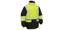 H Taped Hi Vis Freezer Hooded Jacket