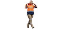 Womens Taped Two Tone Hi Vis 3 in 1 Soft Shell Jacket