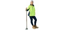 Womens Hi Vis Liquid Repellent Fleee Hoodie