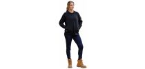 Womens Fleece Crew Neck Jumper