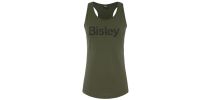 Women's Cotton Logo Singlet - Army Green