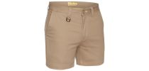 Stretch Cotton Drill Short Short - Khaki