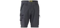 Flx & Move Stretch Utility Zip Cargo Short - Charcoal