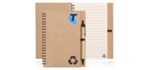 Eco Notebook Recycled Paper Spiral Bound with Z244 - Natural
