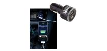 Dual USB Car Plastic Charger