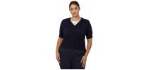 Short Sleeve Rib Cardigan
