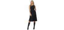 Crepe Stretch Sleeveless Dress