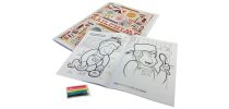 A4 Colouring in Book (12pp + Cover)