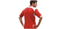 Unisex Adults Honey Comb Contrast Panel Polo