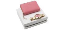 Set Beaubourg Corail (mini Wallet & Watch)