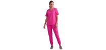 Womens Pink Jogger Scrub Pant