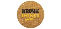 Vineyards Cork Coaster-Round