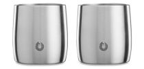 Snowfox - Stainless Steel Rock Glasses - Set of 2