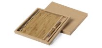 Hecan Bamboo Pen and Notebook Set