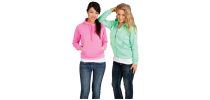Ladies/juniors Zip Fluoro Hoodies