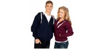 Ladies/Junior Heavy Zip Fleece Hoodie