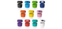 16oz/535ml Clear Plastic Karma Kup With Plastic Flip Lid