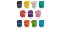 12oz/340ml Clear Plastic Karma Kup With Silicon Lid