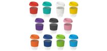 16oz/535ml Clear Plastic Karma Kup With Silicon Lid