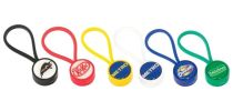 Globus Keyring Plastic Round