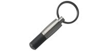 Key Ring Pure Leather Black