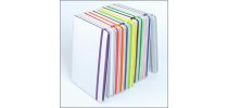 Hard Cover With Coloured Elastic Notebook