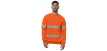 Reflective Crew Neck Fleece