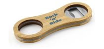 Intox Bamboo Bottle Opener Key Ring