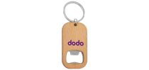Bamboo Bar Bottle Opener Key Ring