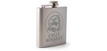 Stainless Steel HipFlask with Brush Finished