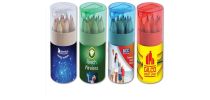 Coloured Pencils in Custom Design Tube
